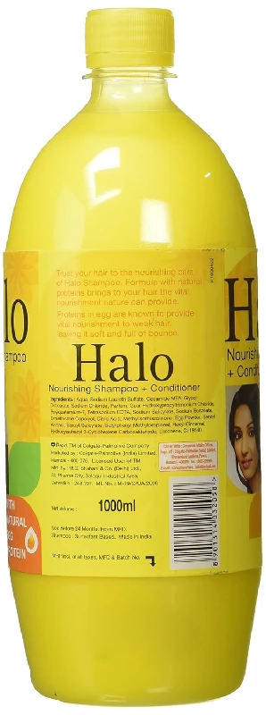 Colgate Halo Shampoo +Conditioner With Natural Egg Protein For Soft And Silky Hair, 1000 g-2.webp